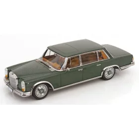   KK-Scale - MERCEDES BENZ S-CLASS 600 PULLMAN (W100) 1963 GREEN MET