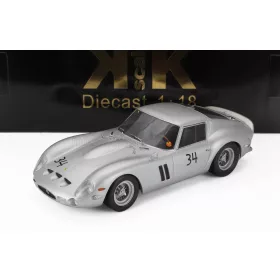   KK-Scale - FERRARI 250 GTO 3.0L V12 COUPE N 34 DMV AVUS 1963 HERMANN CORDES SILVER