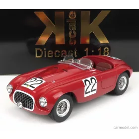   Kk-Scale - Ferrari 166Mm Barchetta 2.0L V12 Spider Team Peter Mitchell-Thomson N 22 Winner 24H Le Mans 1949 L.Chinetti - L.Selsdson Red
