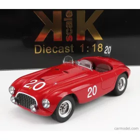   Kk-Scale - Ferrari 166Mm 2.0L V12 N 20 Winner Spa Francorchamps 1949 L.Chinetti - J.Lucas Red
