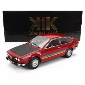   KK-Scale - ALFA ROMEO ALFETTA 2000 GTV TURBODELTA 1979 RED BLACK