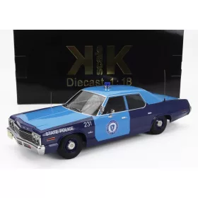   KK-Scale - DODGE MONACO MASSACHUSETTS STATE POLICE 1974 2 TONE BLUE