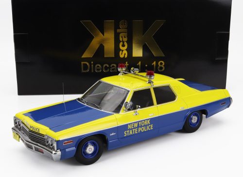 KK-Scale - DODGE MONACO NEW YORK STATE POLICE 1974 YELLOW BLUE