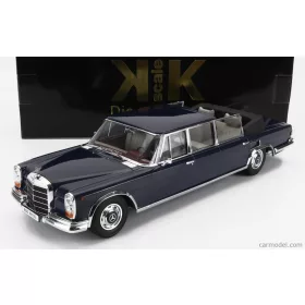   Kk-Scale - Mercedes Benz S-Class 600 Pullman (W100) Landaulet Semiconvertible 1964 Dark Blue