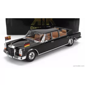   Kk-Scale - Mercedes Benz S-Class 600 Pullman (W100) Landaulet Semiconvertible Queen Elizabeth Ii - Kurt Georg Kiesinger 1965 Black