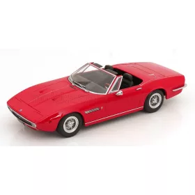   KK-Scale - MASERATI GHIBLI SPIDER CABRIOLET OPEN 1970 - SPOKED RIMS - CERCHIO A RAGGIO RED