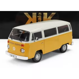 KK-Scale - VOLKSWAGEN T2b MINIBUS 1972 YELLOW WHITE