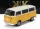 KK-Scale - VOLKSWAGEN T2b MINIBUS 1972 - WITH FUCHS RIMS YELLOW WHITE