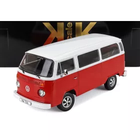   KK-Scale - VOLKSWAGEN T2b MINIBUS 1972 - WITH FUCHS RIMS RED WHITE