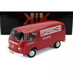   KK-Scale - VOLKSWAGEN T2b DELIVERY VAN PORSCHE RENNDIENST 1972 RED