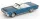 KK-Scale - Lincoln Continental Convertible Turquoise/White 1963