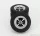 Kk-Scale - Accessories Set 4X Wheel And Tyre Set - Opel Kadett B Sport 1973 Black