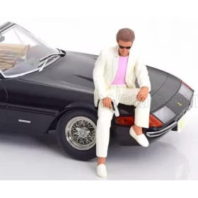   KK-Scale - FIGURES SUNNY SITTING FOR FERRARI 365 GTB DAYTONA SPIDER OPEN 1969 WHITE PINK