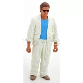   KK-Scale - FIGURES SUNNY STANDING FOR FERRARI TESTAROSSA MKI USA VERSION 1984 - MONODADO - MONOSPECCHIO WHITE LIGHT BLUE