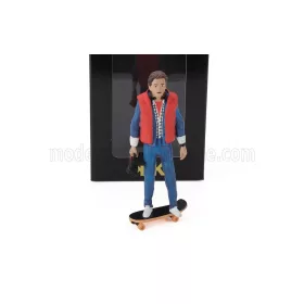   KK-Scale - FIGURES MARTY STANDING FOR TOYOTA HILUX PICK-UP TRUCK XTRA CAB 4x4 1985 BLUE RED