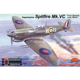   Kovozavody Prostejov - 1/72 S.Spitfire Mk.VC Four Barrels over Malta - Kovoz vody