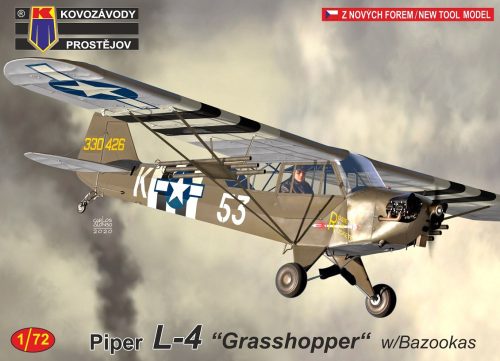 Kovozavody Prostejov - 1/72 Piper L-4 „Grasshopper“ w/Bazookas
