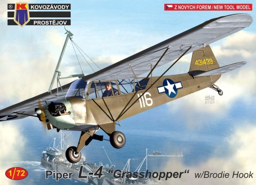 Kovozavody Prostejov - 1/72 Piper L-4 „Grasshopper“ w/Brodie Hook