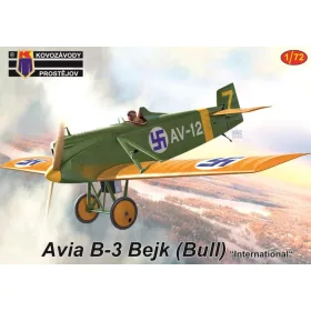   Kovozavody Prostejov - 1/72 Avia B-3 Bejk   Bull  International repülő makett