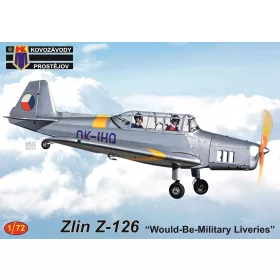   Kovozavody Prostejov - 1/72 Zlin Z-126  Would-Be-Military Liveries 