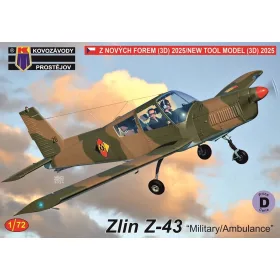 Kovozavody Prostejov - 1/72 Zlin Z-43 Military/Ambulance