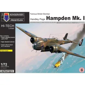 Kovozavody Prostejov - Hampden Mk.I repülő makett