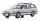 Kyosho - SUBARU LEGACY TOURING SW STATION WAGON GT 2001 WHITE MET PEARL