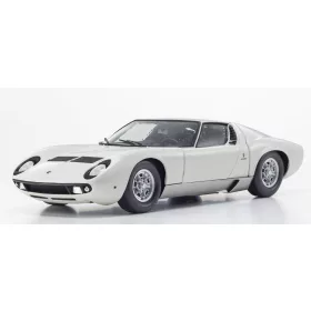 Kyosho - LAMBORGHINI MIURA P400 1968 WHITE SILVER