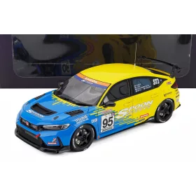   Kyosho - HONDA CIVIC TYPE-R (FL5) N 95 SPOON SPORT 2023 BLUE YELLOW