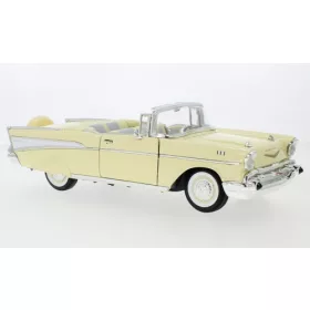   Lucky Diecast - Chevrolet Bel Air Convertible light yellow/white 1957