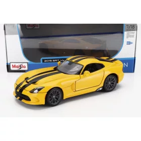 Maisto - DODGE VIPER GTS SRT COUPE 2013 YELLOW BLACK