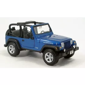 Maisto - Jeep Wrangler Rubicon  blau  1:24