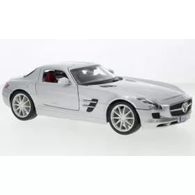 Maisto - Mercedes SLS AMG (C197), silber, 2010, 1:18