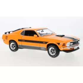 Maisto - Ford Mustang Mach 1  orange/schwarz  1970  1:18