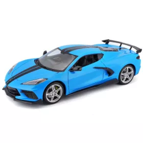   Maisto - Chevrolet Corvette Stingray (C8)  blau/schwarz  2020  1:18