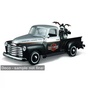 Maisto - Chevrolet 3100 black/silver 1950