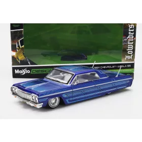 Maisto - CHEVROLET IMPALA SS CUSTOM 1964 BLUE