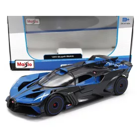   Maisto - BUGATTI BOLIDE W16 8.0 FOUR-TURBO 1850hp 500km/h 2020 BLUE BLACK