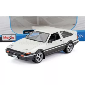 Maisto - TOYOTA SPRINTER TRUENO AE86 1979 WHITE BLACK