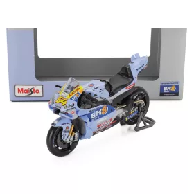   Maisto - DUCATI DESMOSEDICI GP25 TEAM GRESINI RACING N 54 MOTOGP SEASON 2025 FERMIN ALDEGUER LIGHT BLUE