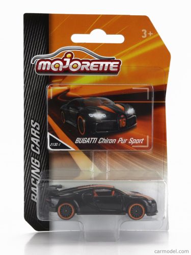 Majorette - Bugatti Chiron Pur Sport N 16 2018 Black Orange