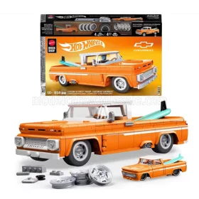   Mattel Hot Wheels - CHEVROLET CHEVY PICK-UP CUSTOM 1962 - 858 PEZZI - 858 PCS + V-SERIES SCALE ORANGE