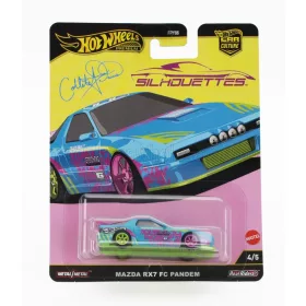   Mattel Hot Wheels - MAZDA RX-7 COUPE FC PANDEM 1993 LIGHT BLUE PINK
