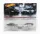 Mattel Hot Wheels - BUGATTI SET 2X VEYRON 2009 + BUGATTI CHIRON 2016 BLACK SILVER