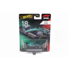   Mattel Hot Wheels - ASTON MARTIN F1 AMR25 TEAM ARAMCO COGNIZANT N 18 SEASON 2025 LANCE STROLL GREEN BLACK