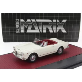   Matrix Scale Models - ALFA ROMEO 2600 SPIDER CABRIOLET OPEN 1962 WHITE