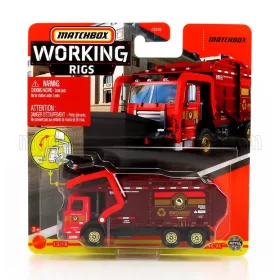 Matchbox - TRUCK GARBAGE KING XL DARK RED