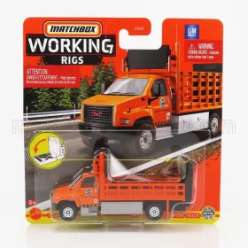 Matchbox - GMC 3500 ATTENUATOR TRUCK 2018 ORANGE BLACK