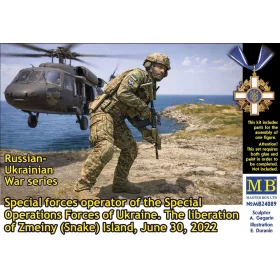   Master Box - Russian-Ukrainian War series. Special forces operator of the Special Operations Forces of Ukraine. The liberation of Zmeiny (Snake) Island June 30 2022