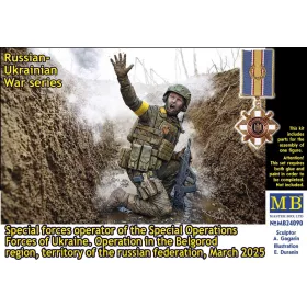   Master Box - Russian-Ukrainian War series. Special forces operator of the Special Operations Forces of Ukraine. Operation in the Belgorod region territory of the russian federation March 2025